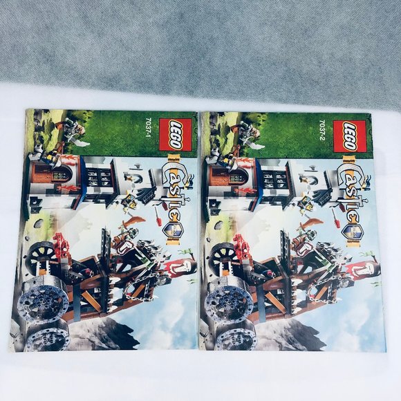 Lego Castle 7037 Tower Raid - 2 x Instruction Booklets Only - Picture 2 of 3